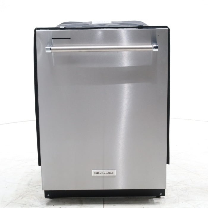 Pictures of Kitchenaid 39 DBA Dishwasher In PrintShield™ Finish With Third Level Utensil Rack - Scratch and Dent - Minor - Neu Appliance Outlet - Discount Appliance Outlet in Austin, Tx