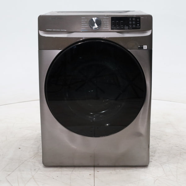Platinum Samsung 7.5 cu. ft. Front Load Electric Dryer with Steam - Scratch & Dent - Minor
