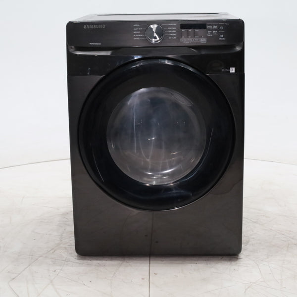 Brushed Black Samsung 7.5 cu. ft. Frontload Electric Dryer with Sensor Dry - Scratch & Dent - Minor
