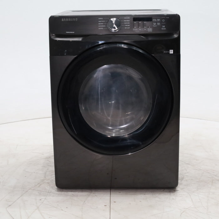 Brushed Black Samsung 7.5 cu. ft. Frontload Electric Dryer with Sensor Dry - Scratch & Dent - Minor