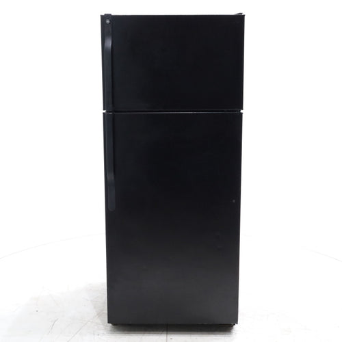 Pictures of 28" Wide GE Black ENERGY STAR 18.1 Cu. Ft. Top-Freezer Refrigerator with Large Door Storage - Certified Refurbished - Neu Appliance Outlet - Discount Appliance Outlet in Austin, Tx