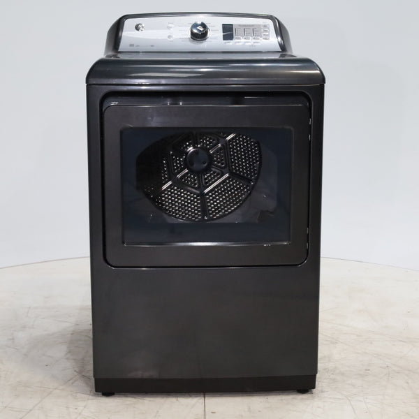 Diamond Gray ENERGY STAR GE 7.4 cu. ft. Steam Electric Dryer with My Cycle - Certified Refurbished