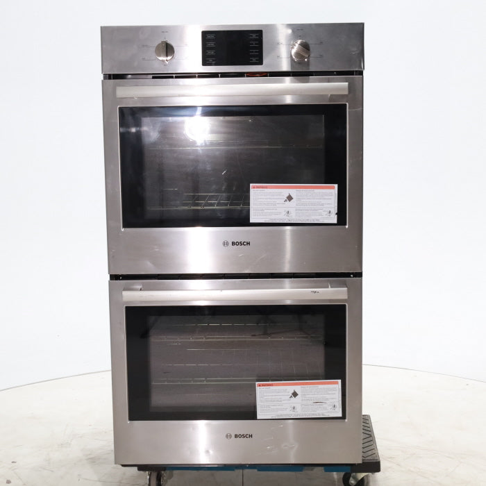 Bosch Stainless Steel 500 Series 30 in. Built-In Double Electric Wall Oven with Self-Cleaning  - Scratch and Dent - Minor