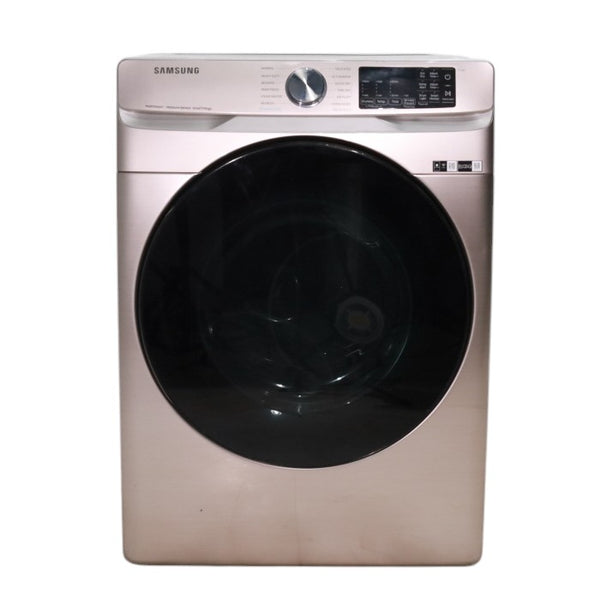 Champagne Samsung 7.5 cu. ft. Front Load Steam Gas Dryer with Wi-Fi Connectivity- Scratch & Dent - Minor