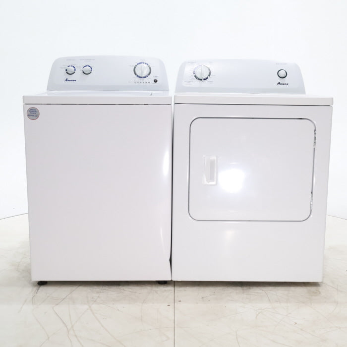 Amana 3.5 cu. ft. Top-Load Washer with Deep Water Wash Option and 6.5 cu. ft. Electric Dryer with Automatic Cycles - Certified Refurbished