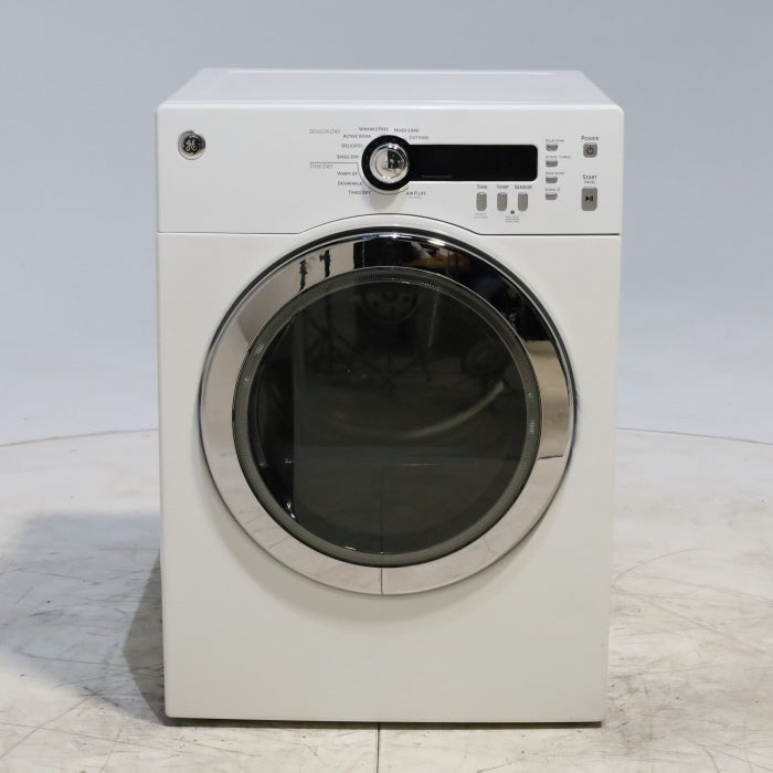 24" Wide Compact GE 4.0 cu.ft. Capacity Electric Dryer with Durable Stainless Steel Drum -  Certified Refurbished