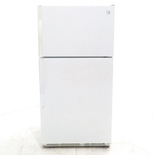 Pictures of White Kenmore 21 cu ft Top Freezer Refrigerator with Adjustable Shelving - Certified Refurbished - Neu Appliance Outlet - Discount Appliance Outlet in Austin, Tx