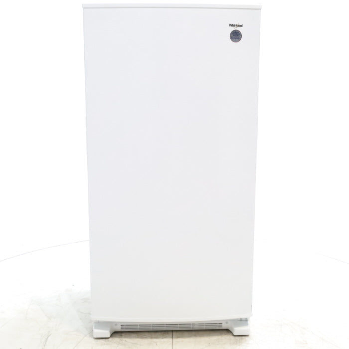 34 in. Wide White Whirlpool 19.65 cu. ft. Upright Freezer with Fast Freeze - Scratch & Dent - Minor