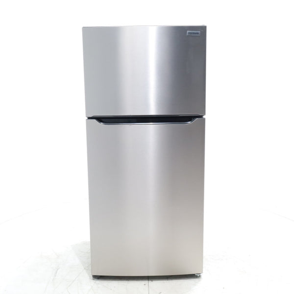30" Wide Easy Care Stainless Steel Frigidaire 18.3 cu. ft. Top Freezer Bottom Refrigerator with EvenTemp Cooling System - Scratch and Dent - Minor