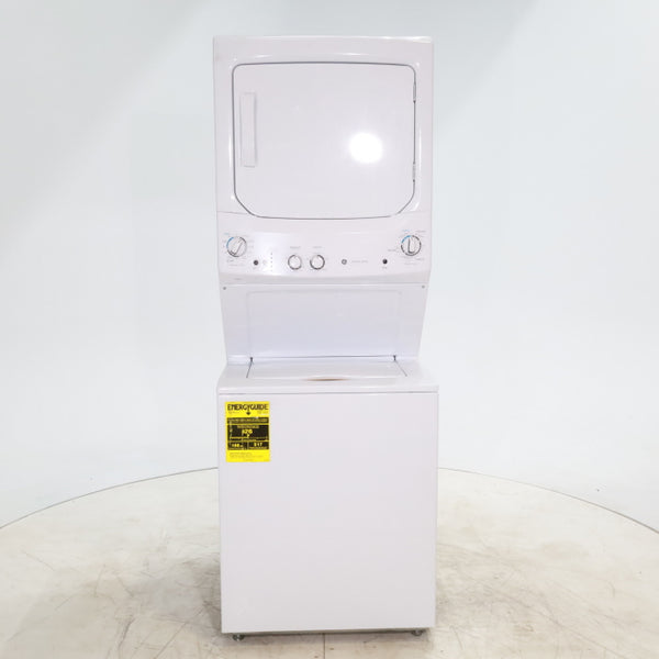 GE 3.8 cu. ft. Laundry Center Washer and 5.9 cu. ft. Electric Dryer with Electro-Mechanical Rotary Dial Controls - Scratch & Dent - Minor