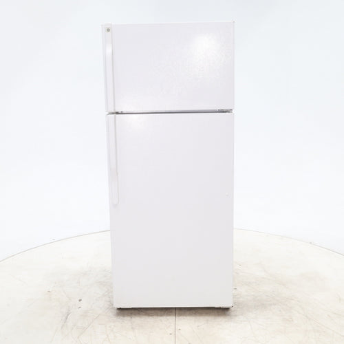 Pictures of 28" Wide Ge White Top Freezer 18.2 cu ft Refrigerator with Ice Maker - Certified Refurbished - Neu Appliance Outlet - Discount Appliance Outlet in Austin, Tx