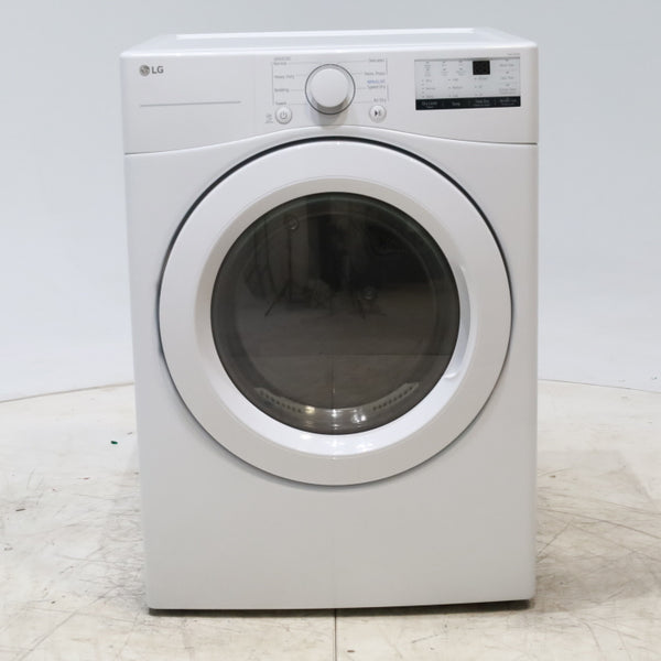 ENERGY STAR LG 7.4 cu. ft. Electric Vented Dryer with Sensor Dry and SmartThinQ Technology - Open Box