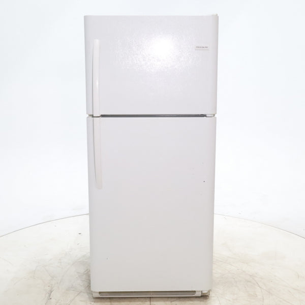 30 in. Wide White Frigidaire 20.4 cu. ft. Top Freezer Refrigerator with Reversible Doors - Certified Refurbished