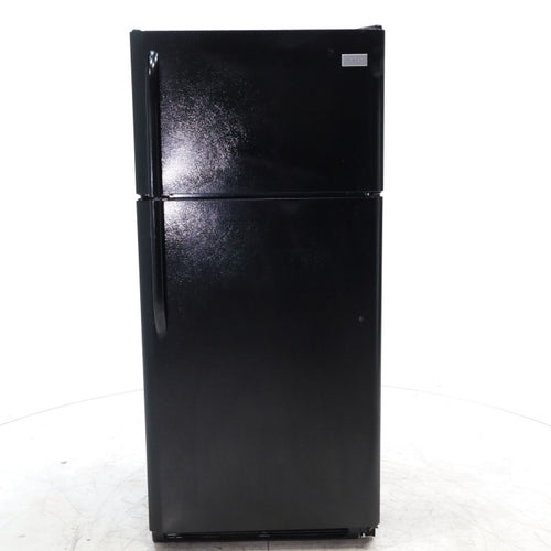 Pictures of 30" Wide Frigidaire Black 18 cu ft  Top and Bottom Refrigerator with Adjustable Shelving and Ice Maker - Certified Refurbished - Neu Appliance Outlet - Discount Appliance Outlet in Austin, Tx