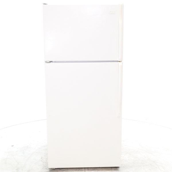 28" Wide Biscuit (Off White) 14.4 cu ft Whirlpool Top and Bottom Refrigerator with Up-Front Temperature Control Knobs - Certified Refurbished