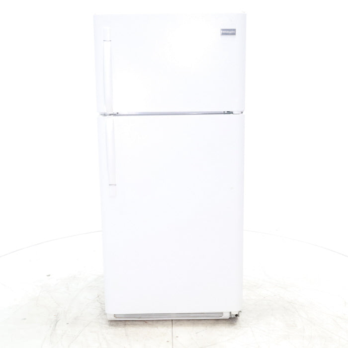 Pictures of 30" Wide Frigidaire White 18 cu ft  Top and Bottom Refrigerator with Adjustable Shelving and Ice Maker - Certified Refurbished - Neu Appliance Outlet - Discount Appliance Outlet in Austin, Tx