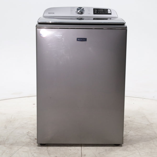 Metallic Slate Maytag 5.3 cu. ft. Smart Capable ENERGY STAR Top Load Washing Machine with Extra Power - Scratch & Dent Minor