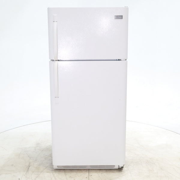 30" Wide Frigidaire White 18.3 Cu Ft Top Freezer Refrigerator with Adjustable Shelving - Certified Refurbished