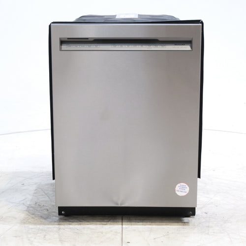 Pictures of 24 in. KitchenAid PrintShield ENERGY STAR Stainless Steel Built-In Front Control Tall Tub 39 dBA Dishwasher with Stainless Steel Tub - Scratch & Dent - Minor - Neu Appliance Outlet - Discount Appliance Outlet in Austin, Tx