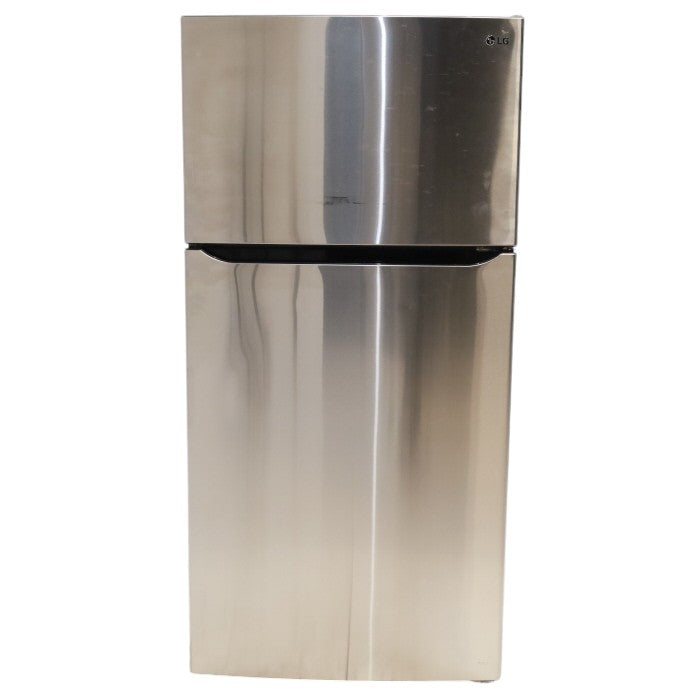 33" Wide 24 cu ft Top Freezer Refrigerator with Internal Water Dispenser and LED Lighting - Scratch & Dent - Minor