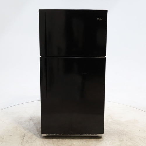 Pictures of 32.5" Wide Whirlpool 21 cu ft Capacity Top Freezer Refrigerator with Can Caddy Storage - Certified Refurbished - Neu Appliance Outlet - Discount Appliance Outlet in Austin, Tx