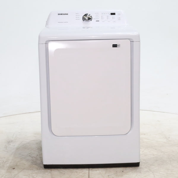 ENERGY STAR Samsung 7.4 cu. ft. Electric Dryer with Smart Care Technology - Scratch and Dent Moderate
