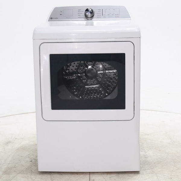 GE Profile ENERGY STAR 7.4 cu. ft. Capacity Aluminized Alloy Drum Electric Dryer with Sanitize Cycle and Sensor Dry - Scratch & Dent - Minor