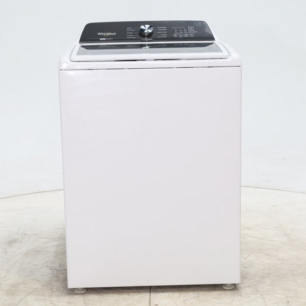 White Whirlpool 4.7 - 4.8 cu ft Capacity Top-Load Washer with 2 in 1 Removable Agitator - Scratch & Dent - Minor