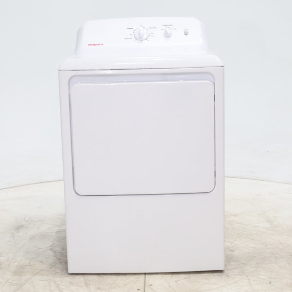 Hotpoint 6.2 cu. ft. vented Electric Dryer in White with Auto Dry - Certified Refurbished