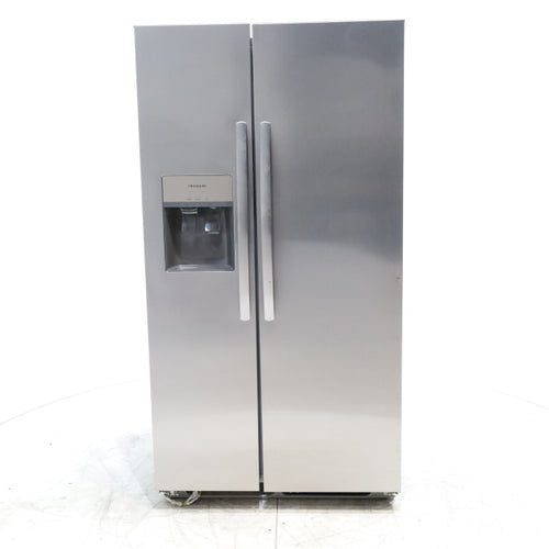 Pictures of ENERGY STAR Frigidaire Fingerprint Resistant Stainless Steel 25.6 cu. ft. Side by Side Refrigerator with Water and Ice Dispenser - Scratch & Dent - Minor - Neu Appliance Outlet - Discount Appliance Outlet in Austin, Tx