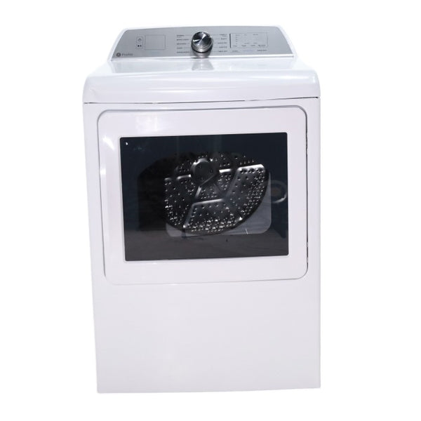 GE Profile™ ENERGY STAR® 7.4 cu. ft. Capacity aluminized alloy drum Electric Dryer with Sanitize Cycle and Sensor Dry - Scratch & Dent - Minor
