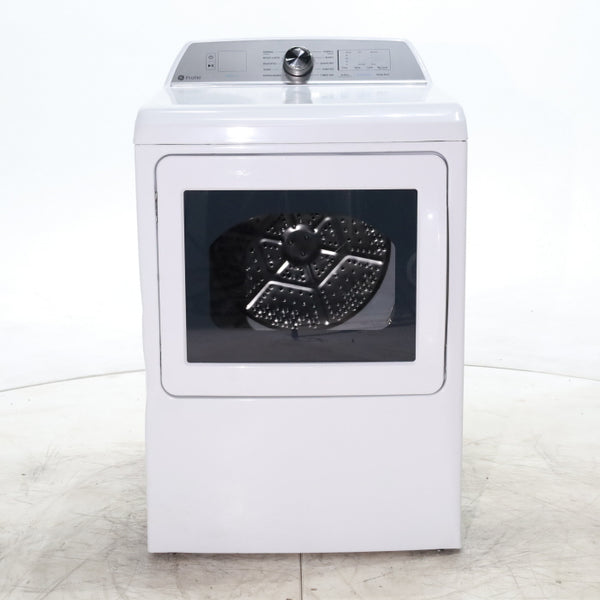 GE Profile™ ENERGY STAR® 7.4 cu. ft. Capacity aluminized alloy drum Electric Dryer with Sanitize Cycle and Sensor Dry - Scratch & Dent - Minor