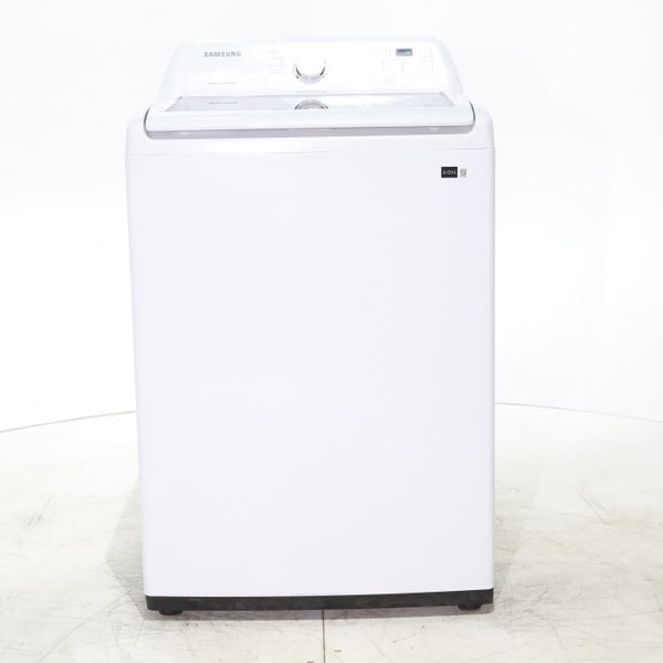 Samsung 4.4 cu. ft. Top Load Washer with ActiveWave™ Agitator and Soft-Close Lid in White - Open Box