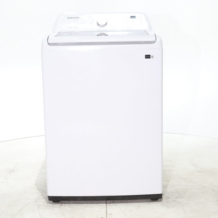 Samsung 4.4 cu. ft. Top Load Washer with ActiveWave™ Agitator and Soft-Close Lid in White - Open Box