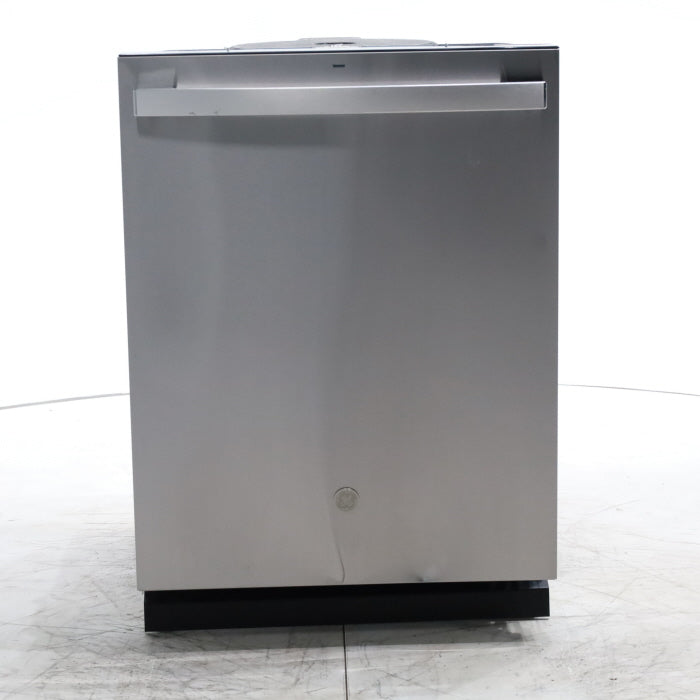 GE 24 in. Top Control Built-In Tall Tub 47dBA Dishwasher in Fingerprint Resistant Stainless with 3rd Rack and Dry Boost - Scratch & Dent - Minor