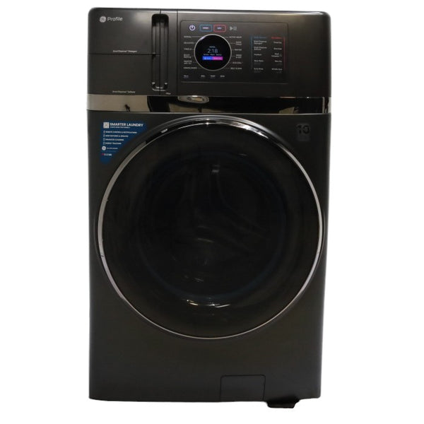 Carbon Graphite ENERGY STAR  GE Profile 4.5 cu. ft. Capacity Front Load Combo Washing Machine and Electric Dryer with Ventless Heat Pump Technology - Scratch & Dent - Minor