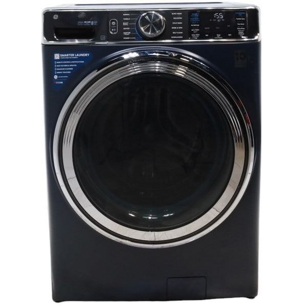 Sapphire Blue GE Profile 5.3 cu. ft. Smart Front Load ENERGY STAR Washer with OdorBlock UltraFresh Vent System and Microban - Scratch & Dent - Moderate
