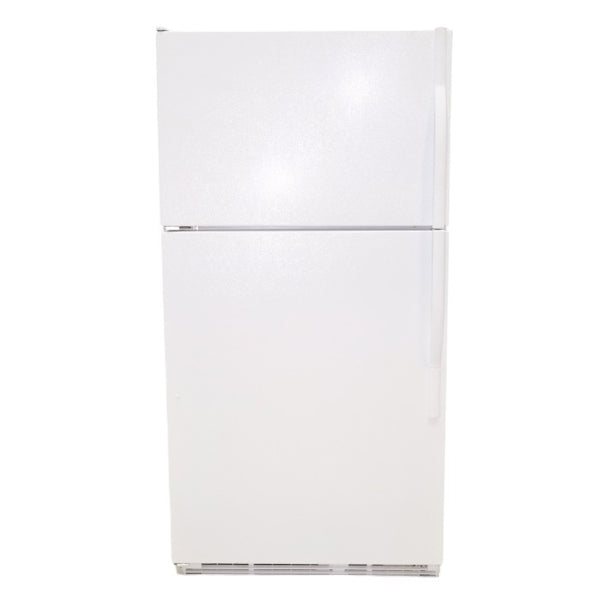 33" Wide 20.6 cu ft Maytag White Top and Bottom Refrigerator with Ice Maker - Certified Refurbished