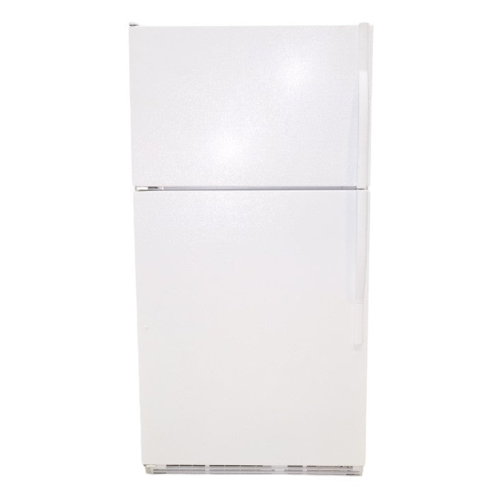 33" Wide 20.6 cu ft Maytag White Top and Bottom Refrigerator with Ice Maker - Certified Refurbished