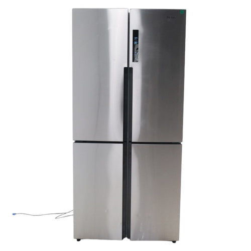 Pictures of 33" Wide Haier ENERGY STAR 16.4 Cu. Ft. Quad Door Counter Depth Refrigerator - Certified Refurbished - Neu Appliance Outlet - Discount Appliance Outlet in Austin, Tx