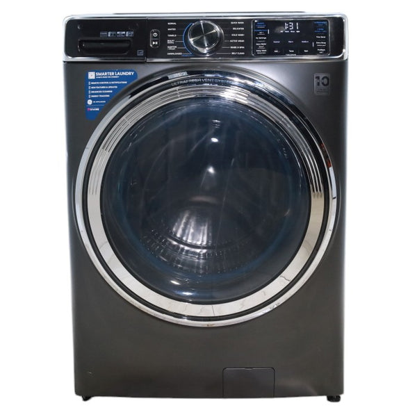 GE Profile 5.3 cu. ft. Smart Front Load Washer in Carbon Graphite with OdorBlock UltraFresh Vent System - Scratch & Dent - Minor
