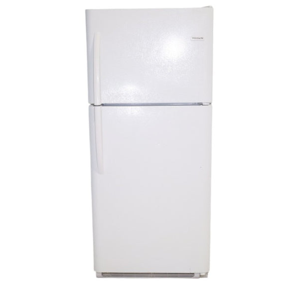 30 in. Wide White Frigidaire 20.4 cu. ft. Top Freezer Refrigerator with Reversible Doors - Certified Refurbished