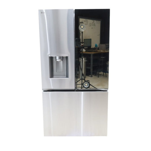 Pictures of LG Stainless Steel ENERGY STAR 26 cu. ft. Smart Mirror InstaView® Counter-Depth MAX™ French Door Refrigerator with Four Types of Ice - Open Box - Neu Appliance Outlet - Discount Appliance Outlet in Austin, Tx