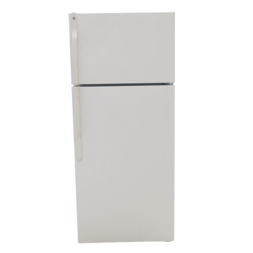 Pictures of 28" Wide GE® White ENERGY STAR® 18.1 Cu. Ft. Top-Freezer Refrigerator with Adjustable Shelves - Certified Refurbished - Neu Appliance Outlet - Discount Appliance Outlet in Austin, Tx