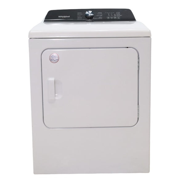 White Whirlpool 7.0 Cu. Ft. Top Load Electric Moisture Sensing Dryer with Steam - Scratch & Dent - Minor