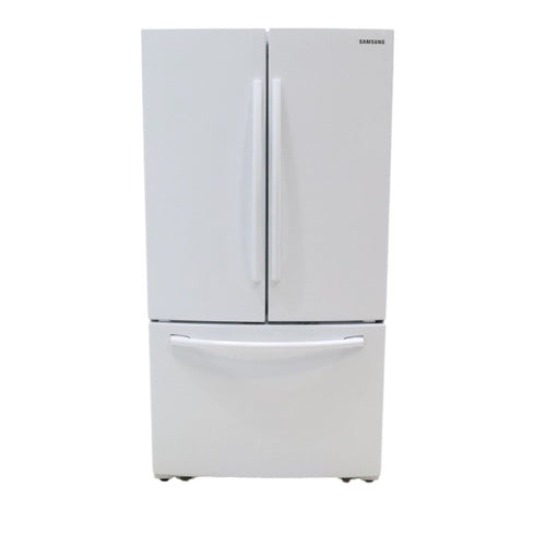 Pictures of White ENERGY STAR Samsung 25.5 cu. ft. 3 Door French Door Refrigerator with Twin Cooling Plus - Certified Refurbished - Neu Appliance Outlet - Discount Appliance Outlet in Austin, Tx