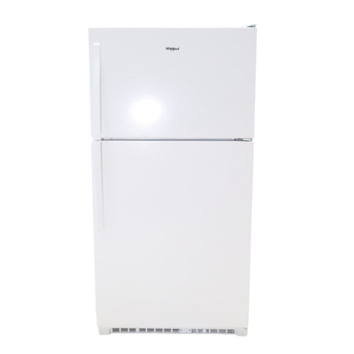 Pictures of 33" Wide Whirlpool Top Freezer 20.5 cu ft Refrigerator with Ice Maker and Frameless Glass Shelves and Flexi-Slide Bin - Scratch & Dent - Minor - Neu Appliance Outlet - Discount Appliance Outlet in Austin, Tx