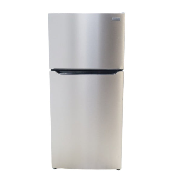 30" Wide Easy Care Stainless Steel Frigidaire 18.3 cu. ft. Top Freezer Bottom Refrigerator with EvenTemp Cooling System - Scratch and Dent - Moderate
