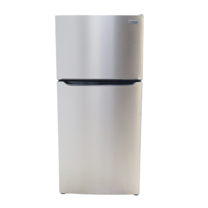 30" Wide Easy Care Stainless Steel Frigidaire 18.3 cu. ft. Top Freezer Bottom Refrigerator with EvenTemp Cooling System - Scratch and Dent - Moderate