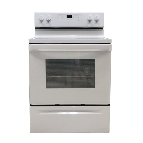 Pictures of Whirlpool White 5.3 cu. ft. Electric Range with Keep Warm Setting and FlexHeat™ Dual Radiant Element - Scratch & Dent - Minor - Neu Appliance Outlet - Discount Appliance Outlet in Austin, Tx